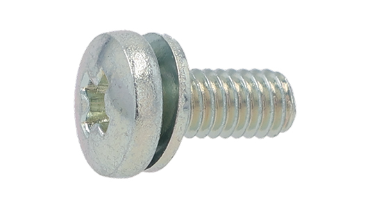 鉄(+)バインド頭セムス小ねじ IK＝1(ISO小形平座 組込)